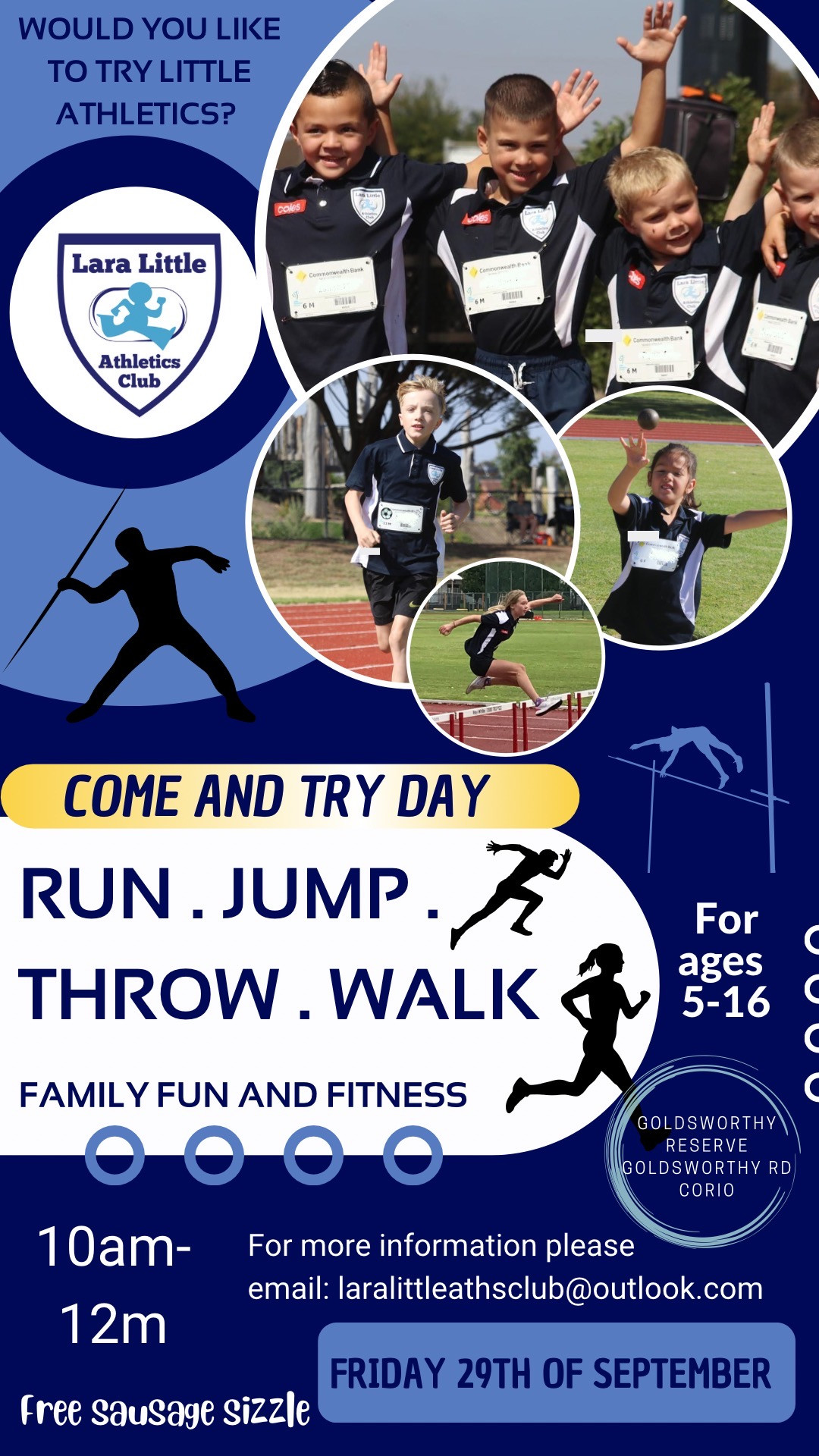 Little Athletics Come & Try Day